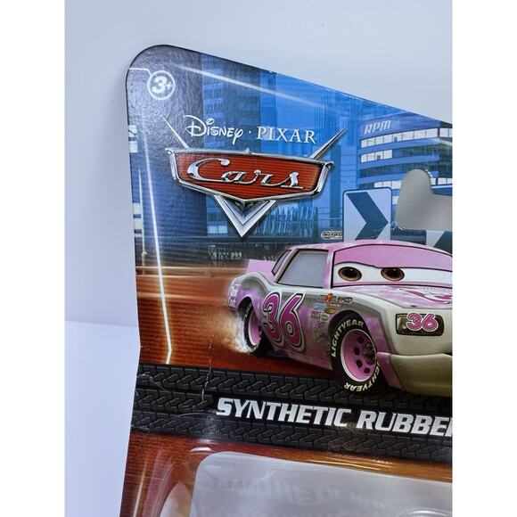 NIB Disney Pixar Cars Tank Coat No. 36 Synthetic Rubber Tires 1:55 Diecast Car - Picture 2 of 9